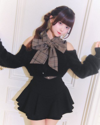 michellMacaron オリジナルチェック柄美脚スカパン 6db42f355efa8dc7fcb01cc0b45ce8