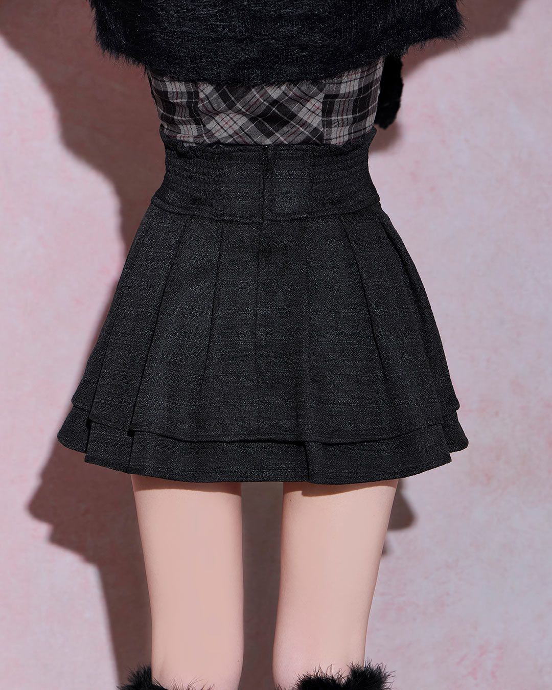 美脚エレガントツイードスカート ピンク | ファッション通販＆メディア