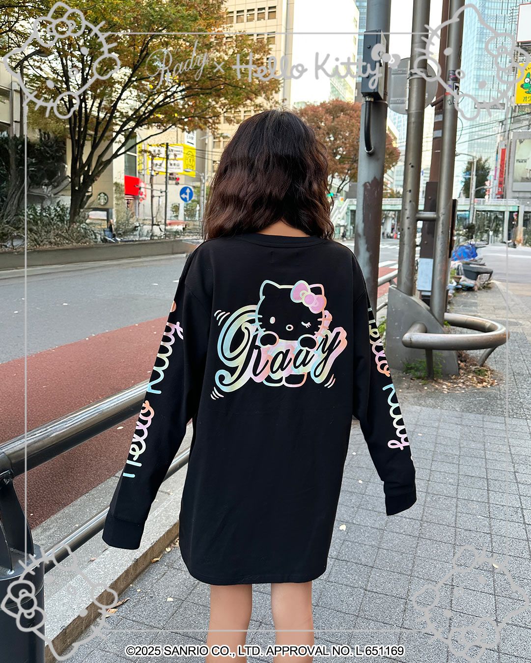 Rady レインボーHello KittyロンT ホワイトM レインボーHello KittyロンT ブラック | ファッション通販＆メディア