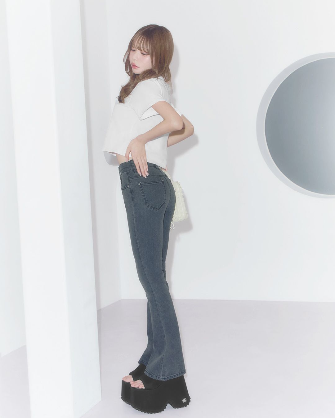 5kg美脚デニム（ベーシック） グレー | ファッション通販＆メディア