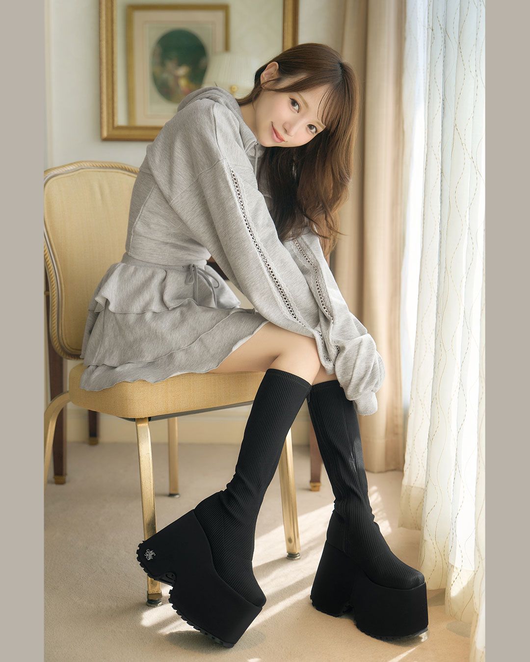 14.5cm史上最強ロングブーツ ブラック | ファッション通販＆メディア