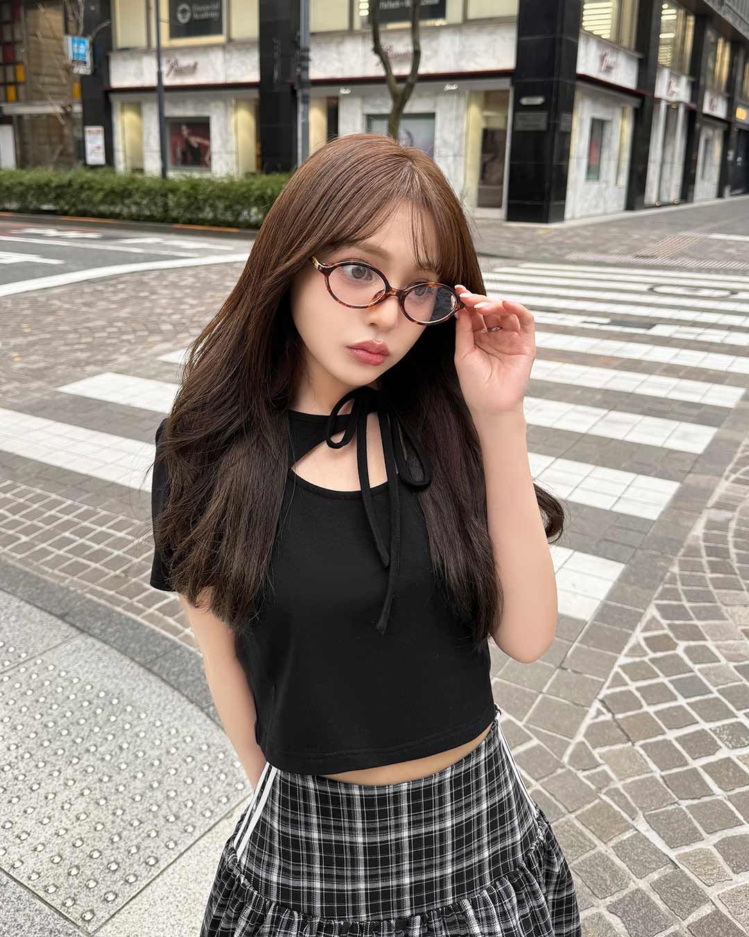 SOLNI アシメリボンネックTシャツ アシメリボンネックTシャツ ホワイト | ファッション通販