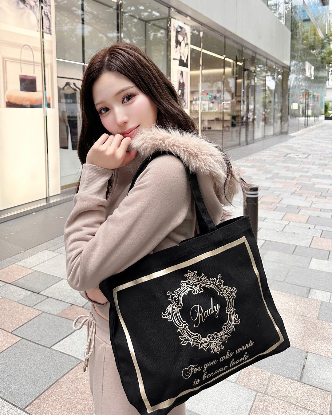 ホテルシリーズ♡Radyちゃんトート ホワイト | ファッション通販