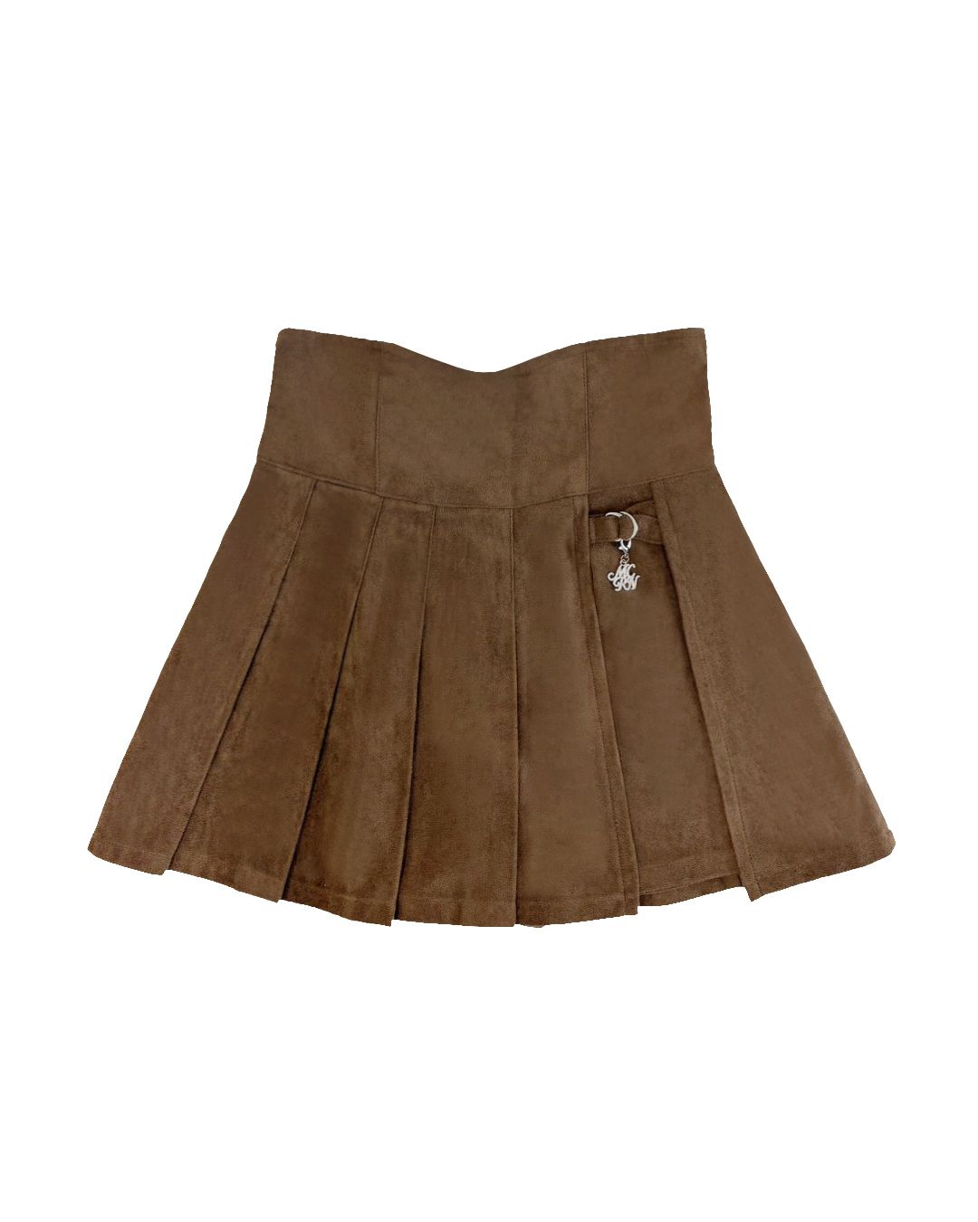 ミシェルマカロン スエードプリーツスカパン スエードプリーツ美脚スカパン ブラウン | ファッション通販＆メディア