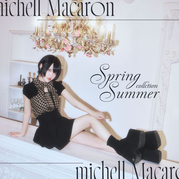 ”SJJ0416C_ボレロsetフロントリボンチェックトップス“