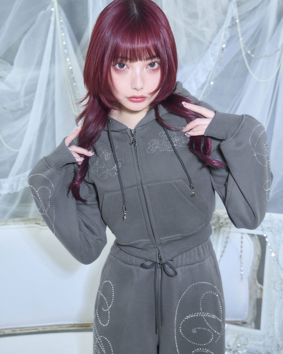 ガルフィーコラボキラキラセットアップ ピンク | ファッション通販