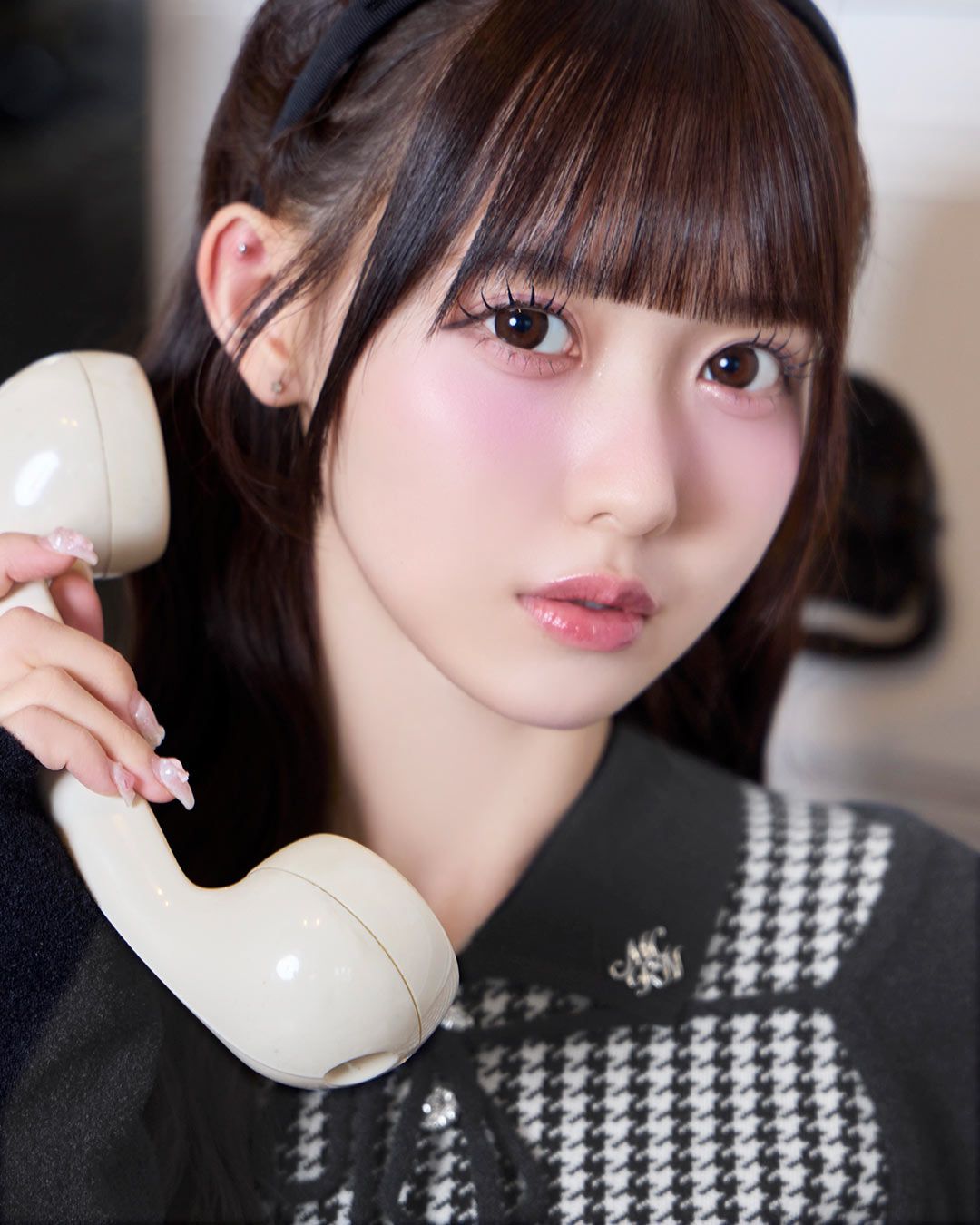 ボレロset千鳥ワンピース ピンク | ファッション通販＆メディアMyColor