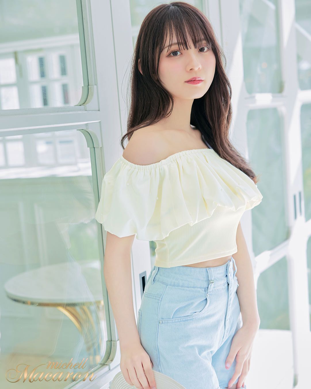 michellMacaron チュールオフショルトップス XS ホワイト michellMacaron チュールオフショルトップス XS ホワイト - メルカリ