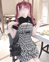 チェックアンサンブルフリルワンピース シェルピンク | ファッション
