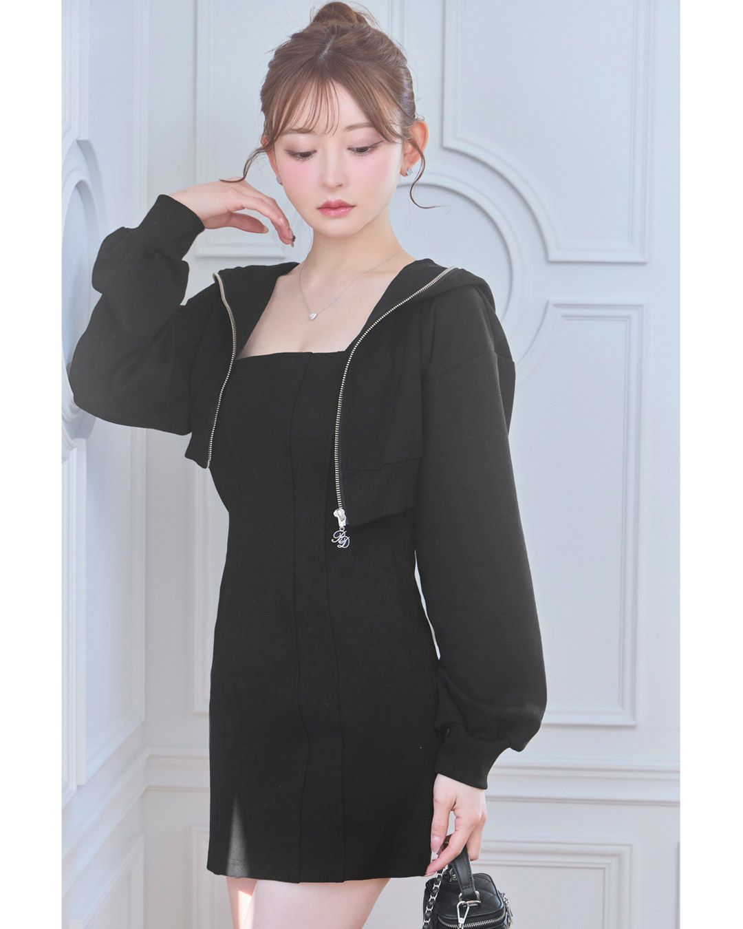 Radyワンピース Rady（レディ） ボーダー柄ニットワンピース S ベージュ レディース