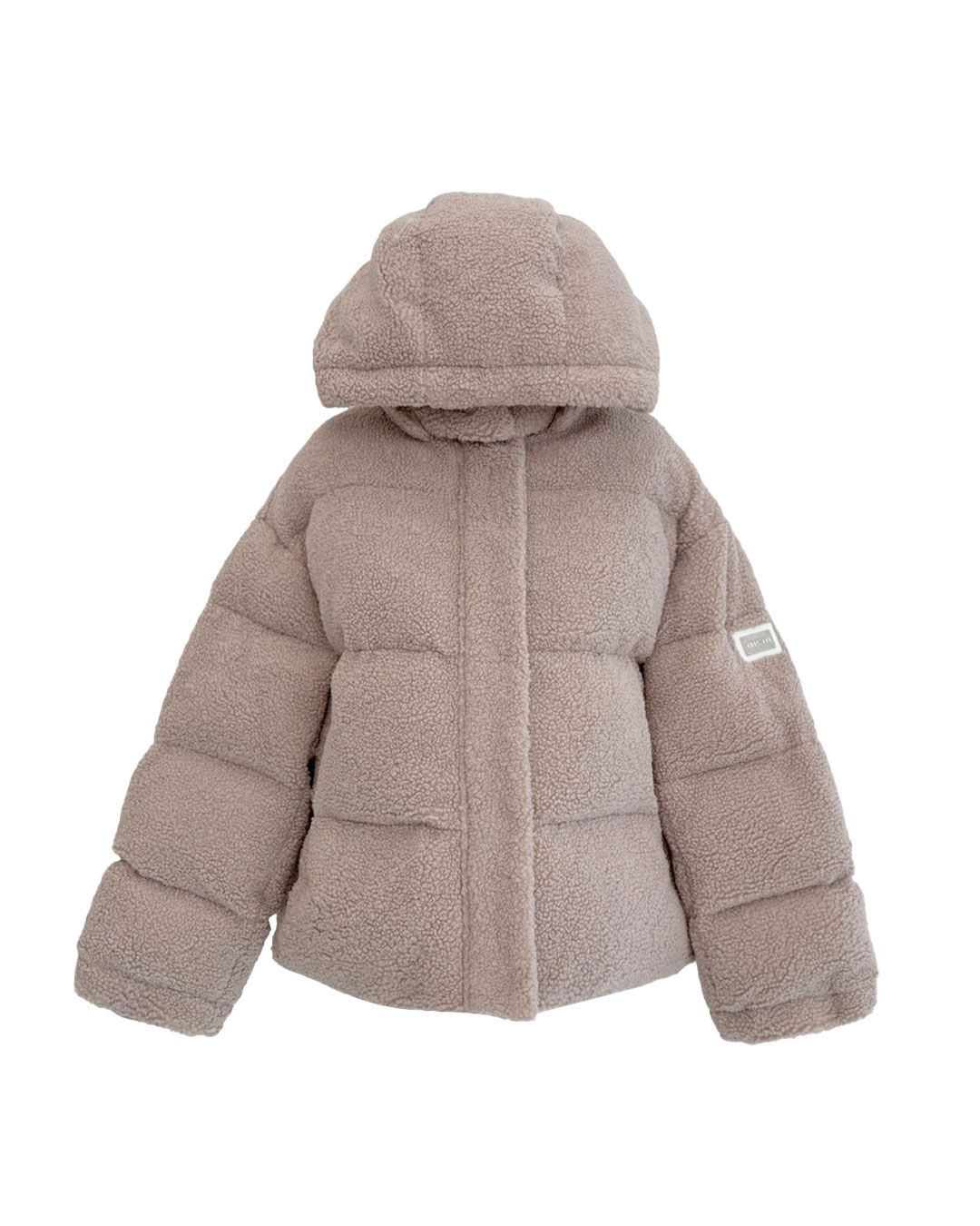 完売品 ミシェルマカロン フーディーボアショートブルゾン オフホワイト フーディーボアショートブルゾン オフホワイト | ファッション通販