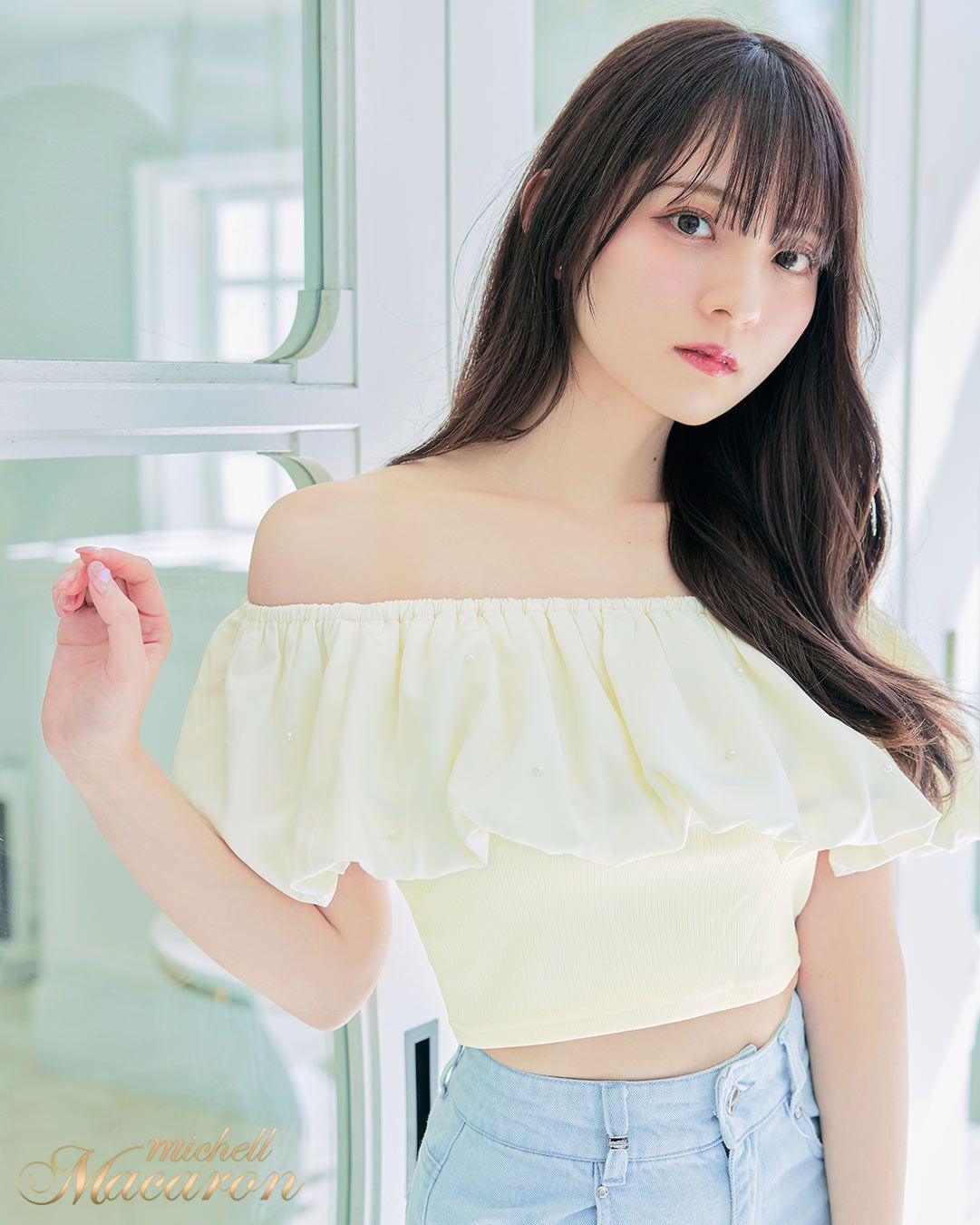 パールオフショルトップス アイボリー | ファッション通販＆メディア