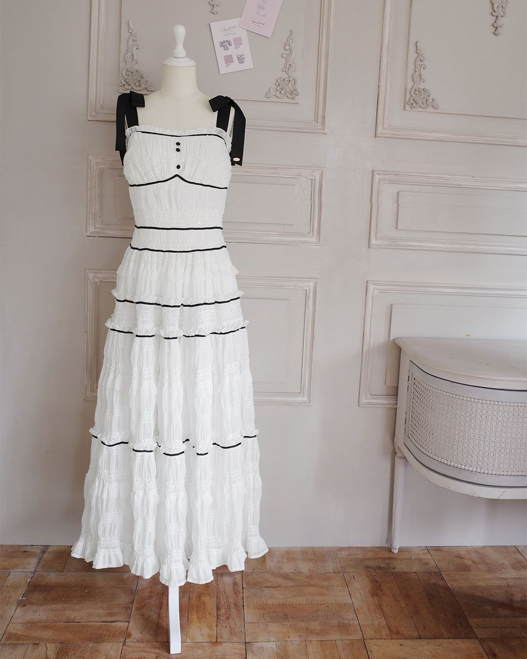 ワンピース Lapion and. Noir Lace Dress Noir Lace Dress ホワイト | ファッション通販＆メディアMyColor