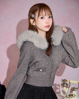 ショートダッフル michellMacaron 完売品ミシェルマカロンショートダッフルコート♡新品タグ付