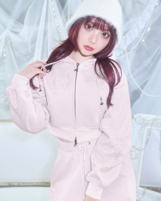 Hemell フリルレースレイヤードワンピース ピンクベージュ フリルレースレイヤードワンピース ピンクベージュ | ファッション通販