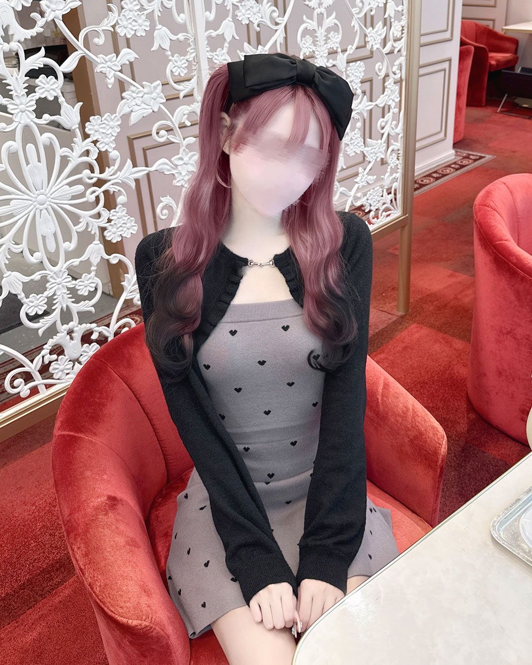 Luv シャギーアンサンブルワンピース ブラック | ファッション通販