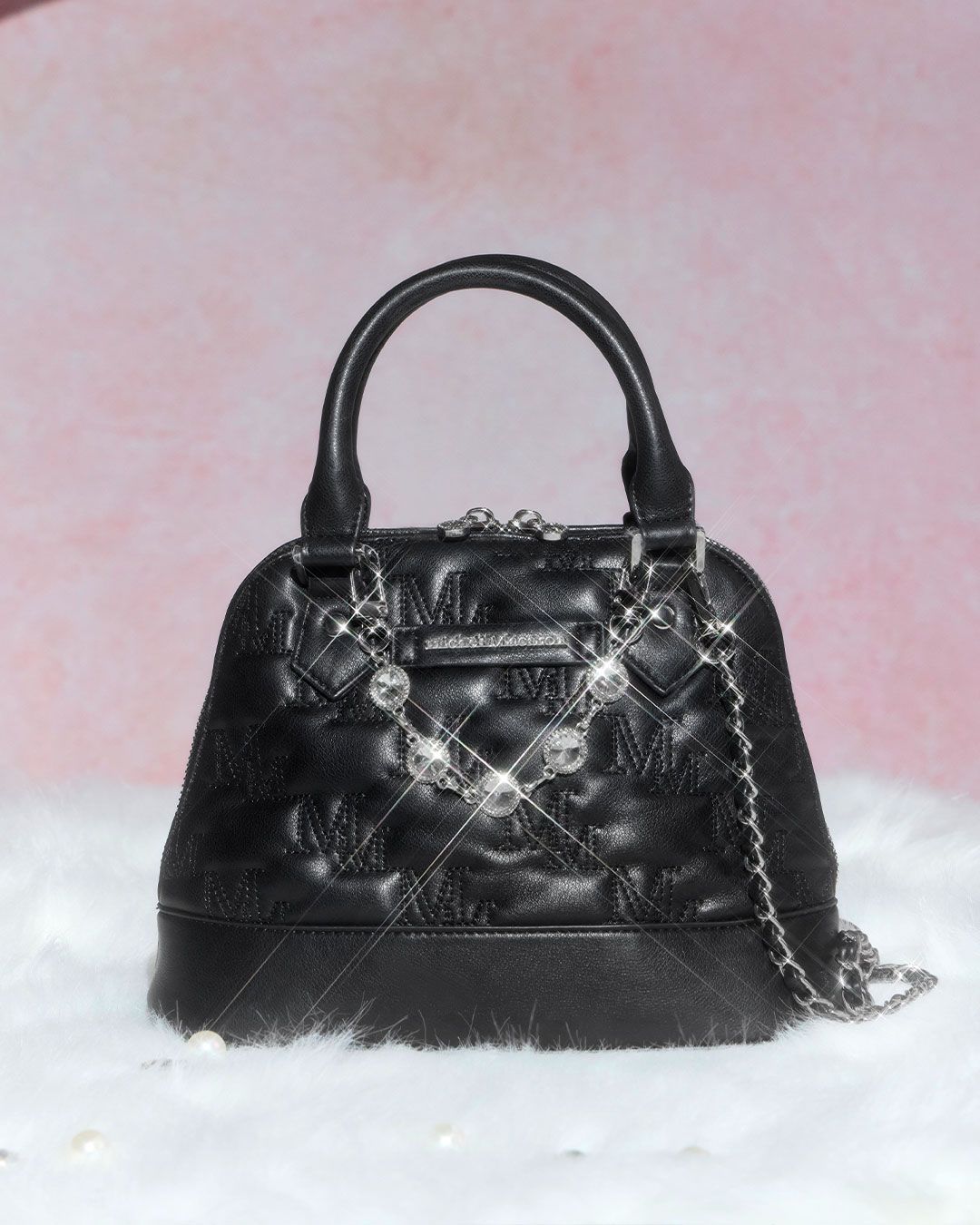 キラキラビジューバッグ ブラック | ファッション通販＆メディア