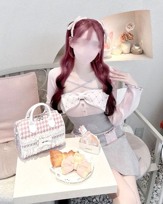 HONEY MEW ハニーミュウ Luv アンサンブルワンピース ピンク xs HONEY♥MEW_残りわずか