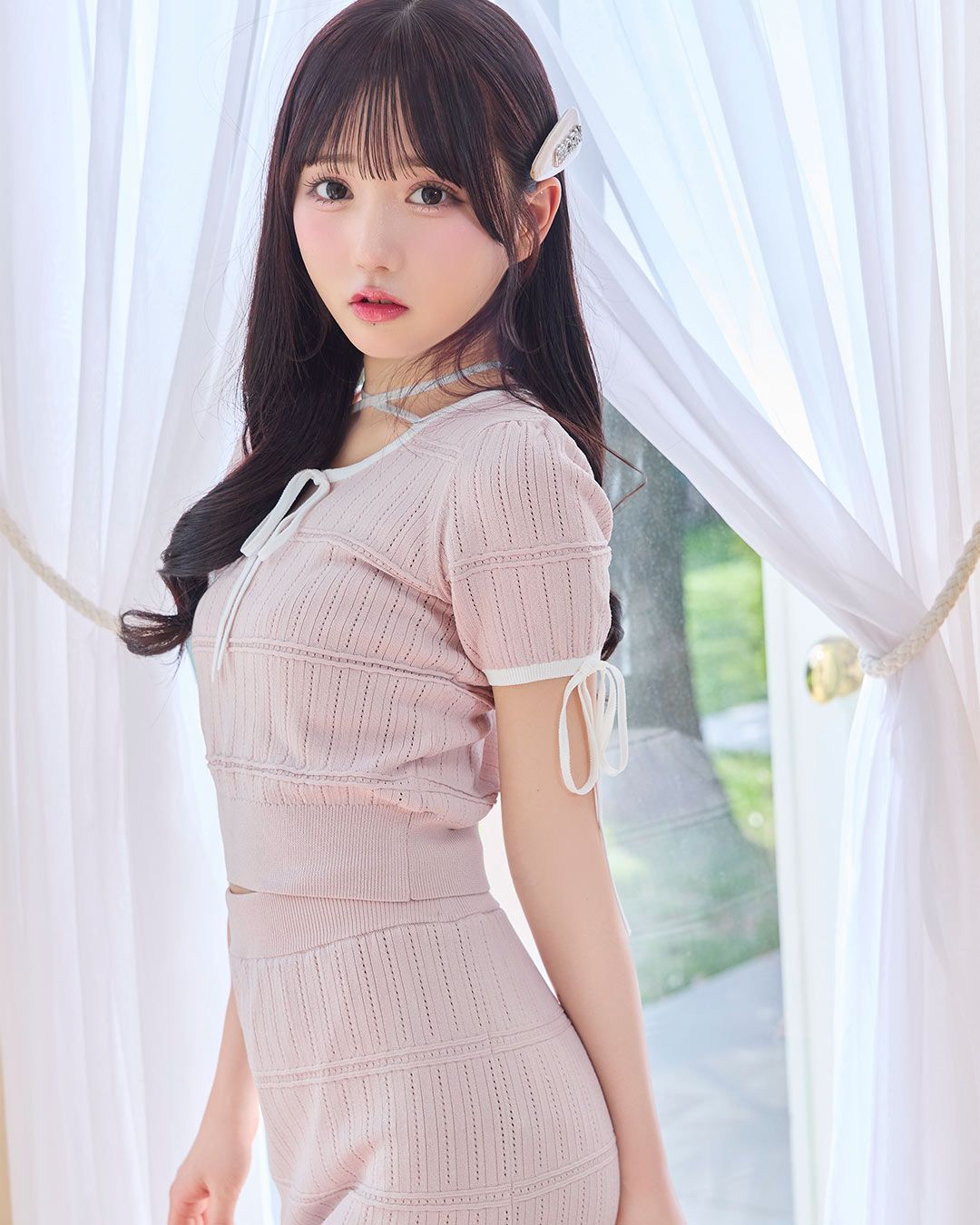 CHICWISH★透かし編みニットセットアップ☆ CHICWISH☆透かし編みニットセットアップ☆ (Chicwish
