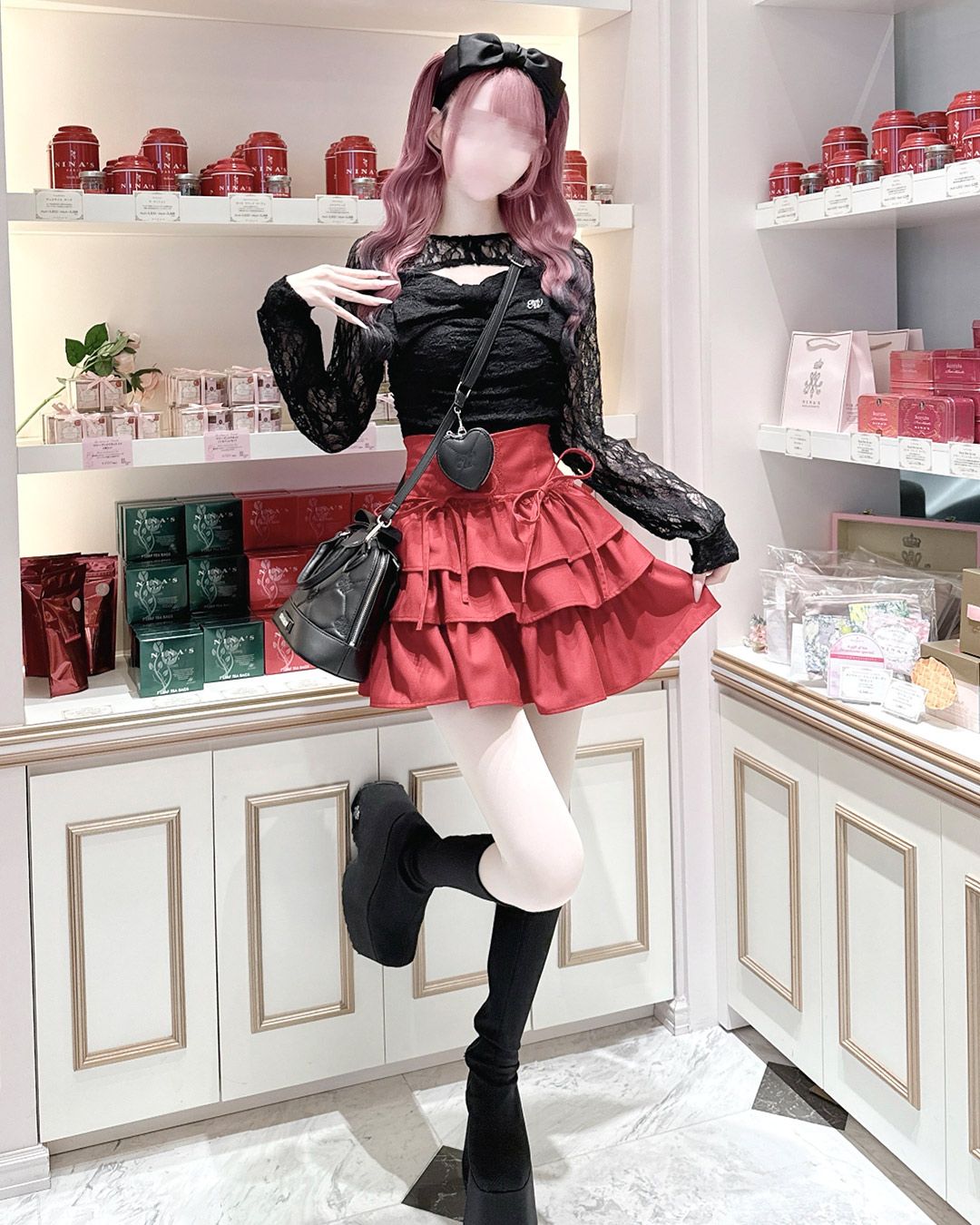 ティアードフリルスカート ピンク | ファッション通販＆メディア