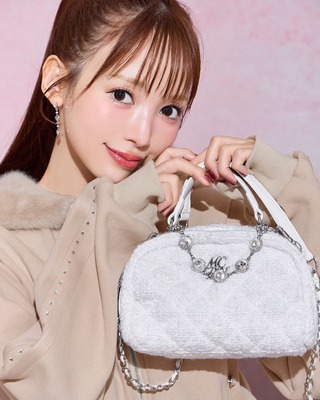 michellMacaron honey mew バックリボンツイードワンピ 4e4e55a1fb21f7d54926a095a708ef