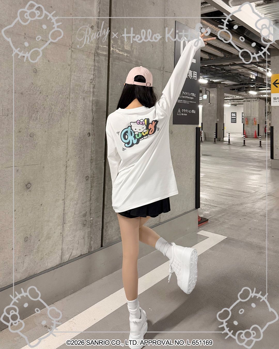 Hello KittyロンT ホワイト | ファッション通販＆メディアMyColor