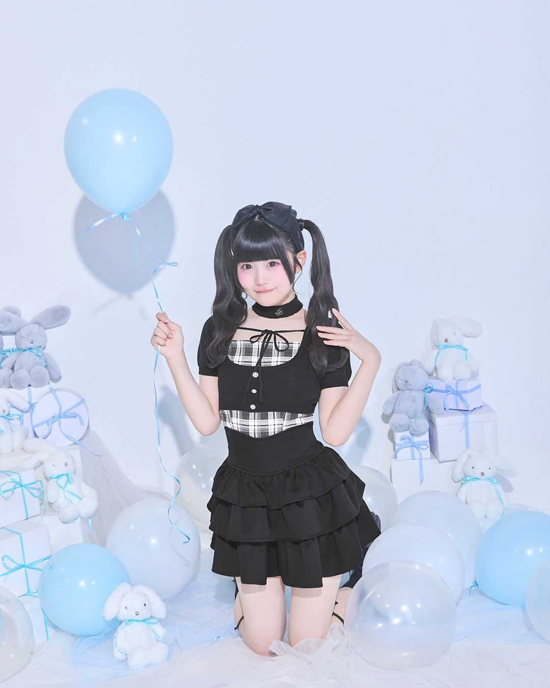 浅葱 ページ michellMacaron フリル美脚スカート 2点 フリル美脚スカート ブラック | ファッション通販＆メディアMyColor