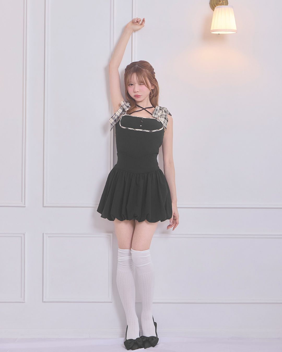 【ミシェルマカロン】美脚バルーンスカート ブラック 新品未使用 タグありフリー 美脚バルーンスカート ブラック | ファッション通販＆メディアMyColor