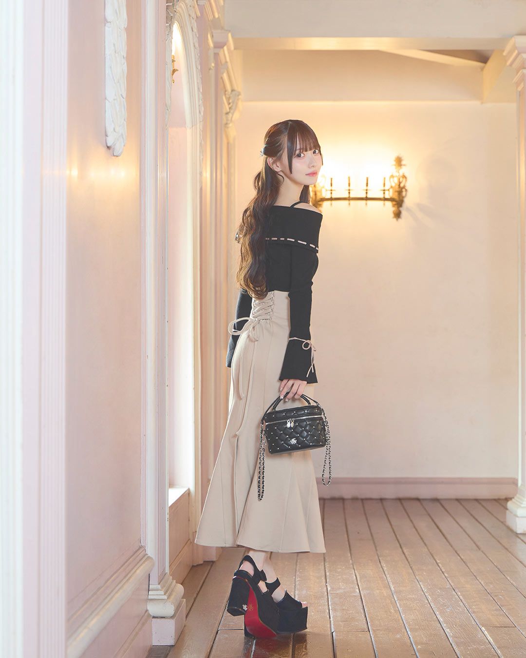 大人の美脚スカート ブラック | ファッション通販＆メディアMyColor