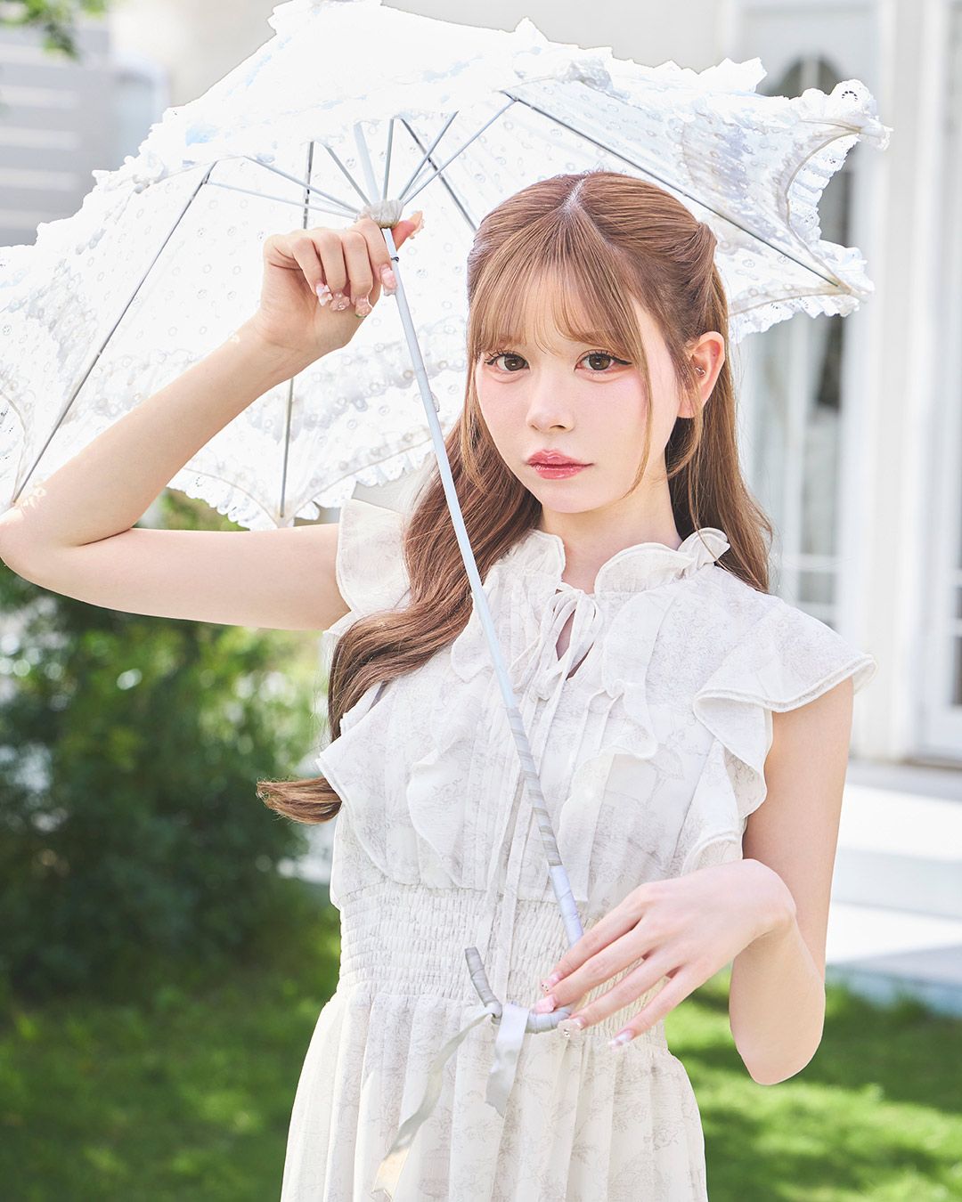 ウエストくびれ♡ロングワンピ ベージュ | ファッション通販＆メディア