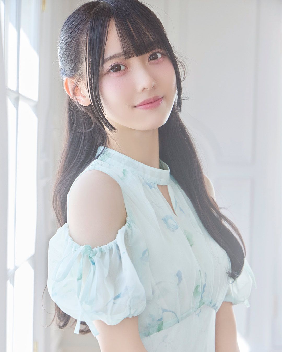 アネラフルールフレアワンピース ブルー | ファッション通販