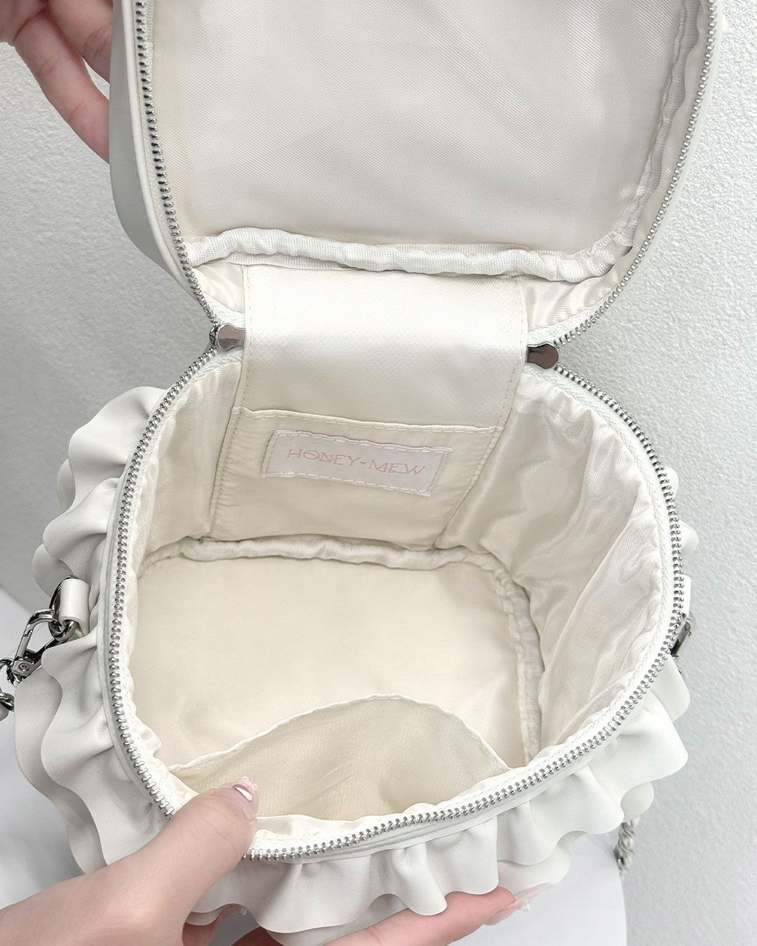 ビッグリボンバニティショルダー ピンク×ブラック | ファッション通販