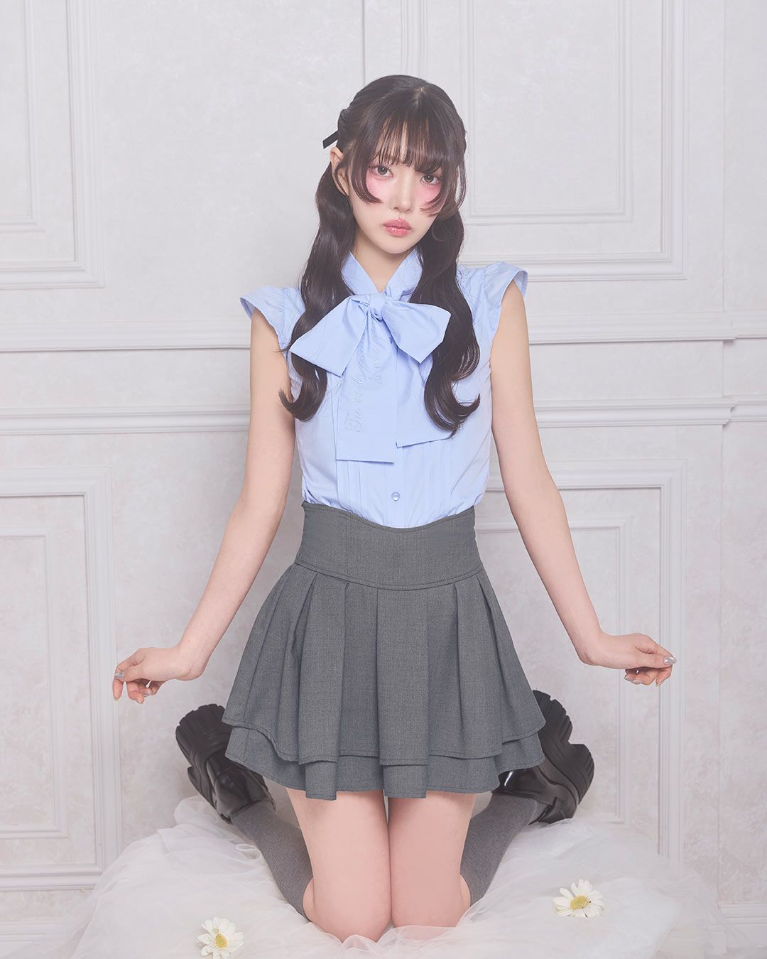 専用脚 カラー同じ 美脚ツイルスカート グレー | ファッション通販＆メディアMyColor