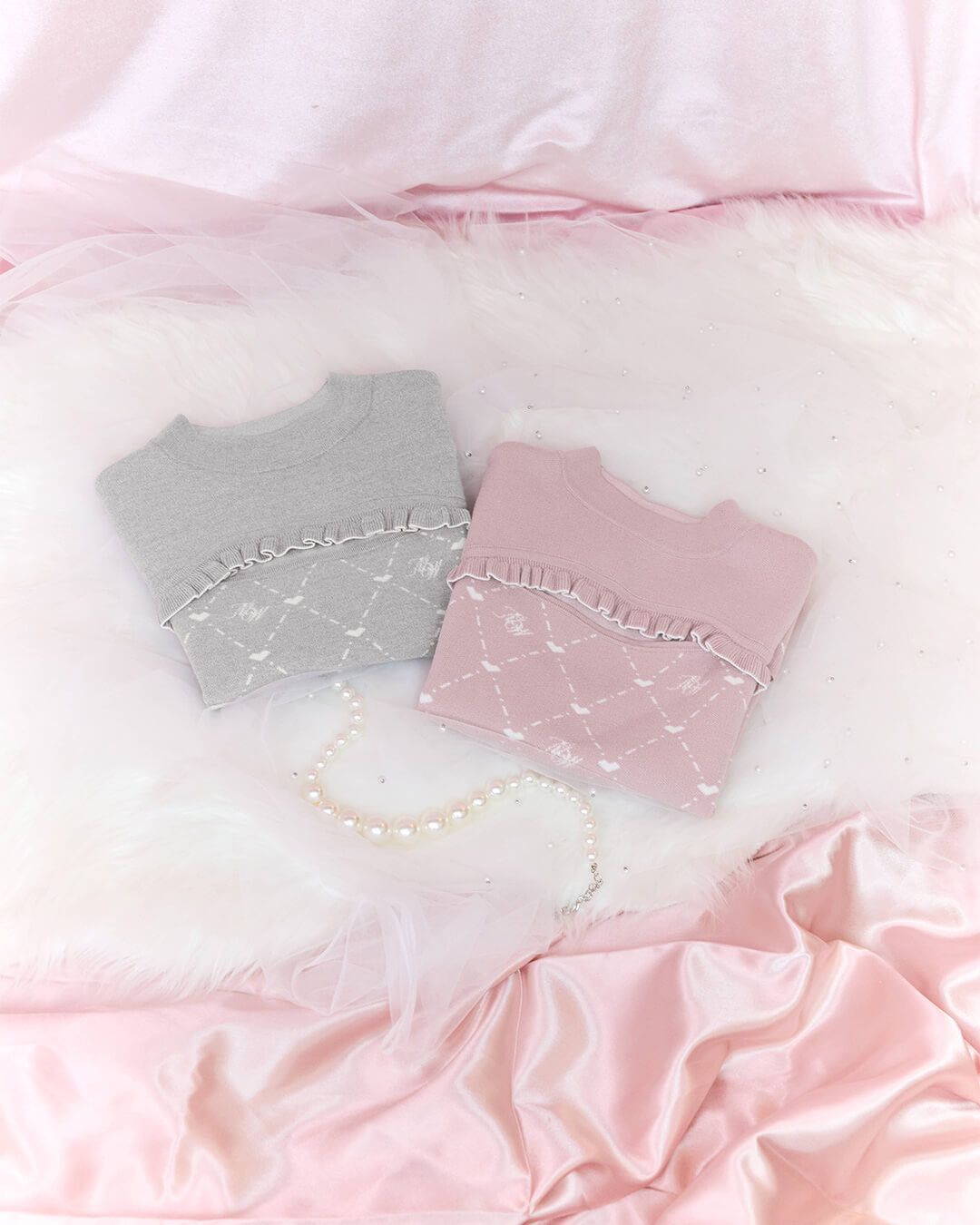 MWモノグラムトップス ピンク | ファッション通販＆メディアMyColor