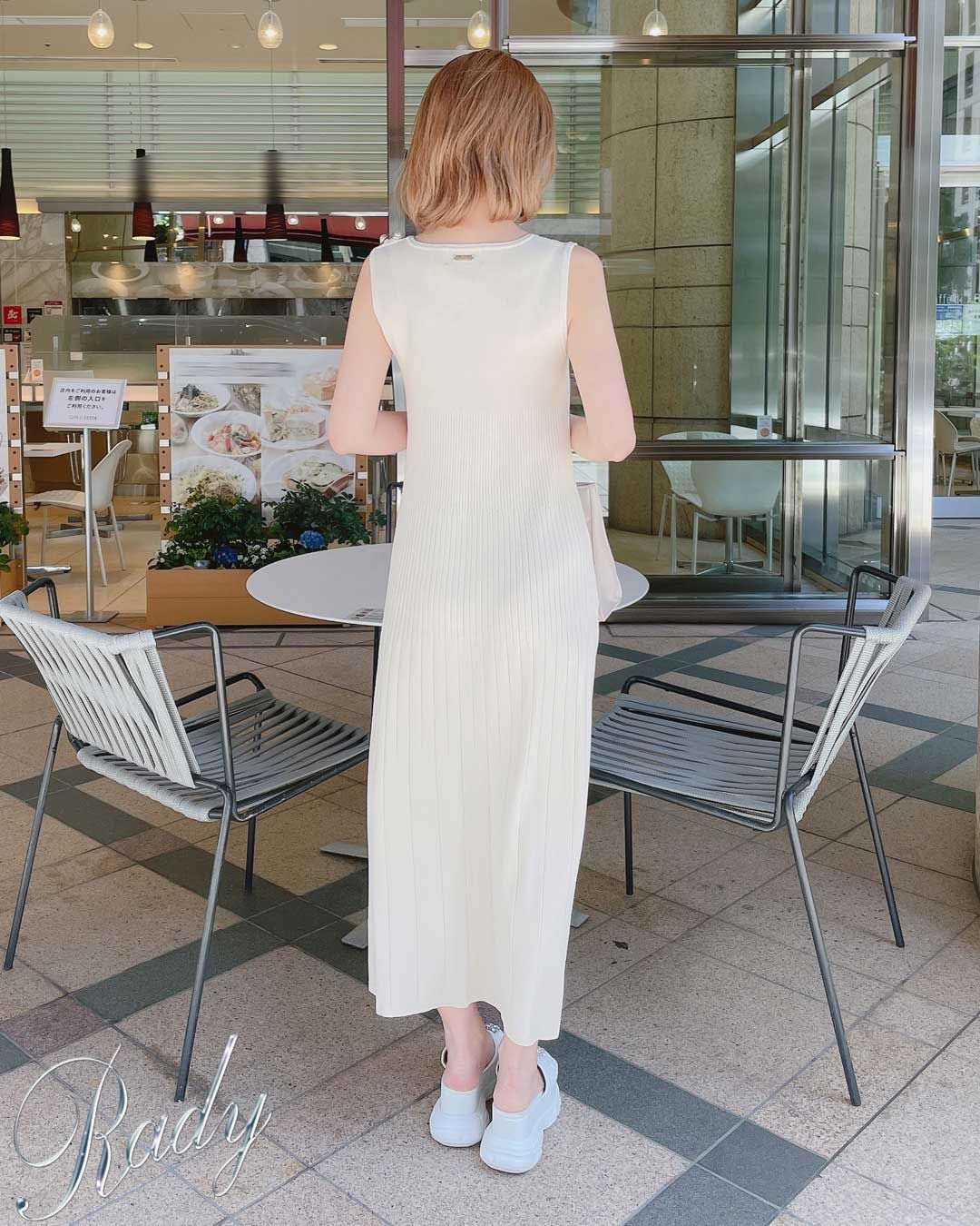 リブニットワンピース ファッション通販 メディアmycolor マイカラー