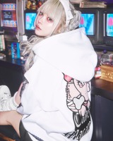 ガルフィーコラボBIGパーカー ホワイト | ファッション通販＆メディア