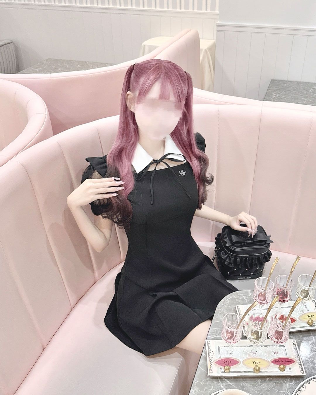 ドットチュールカラーワンピース ピンク | ファッション通販＆メディア