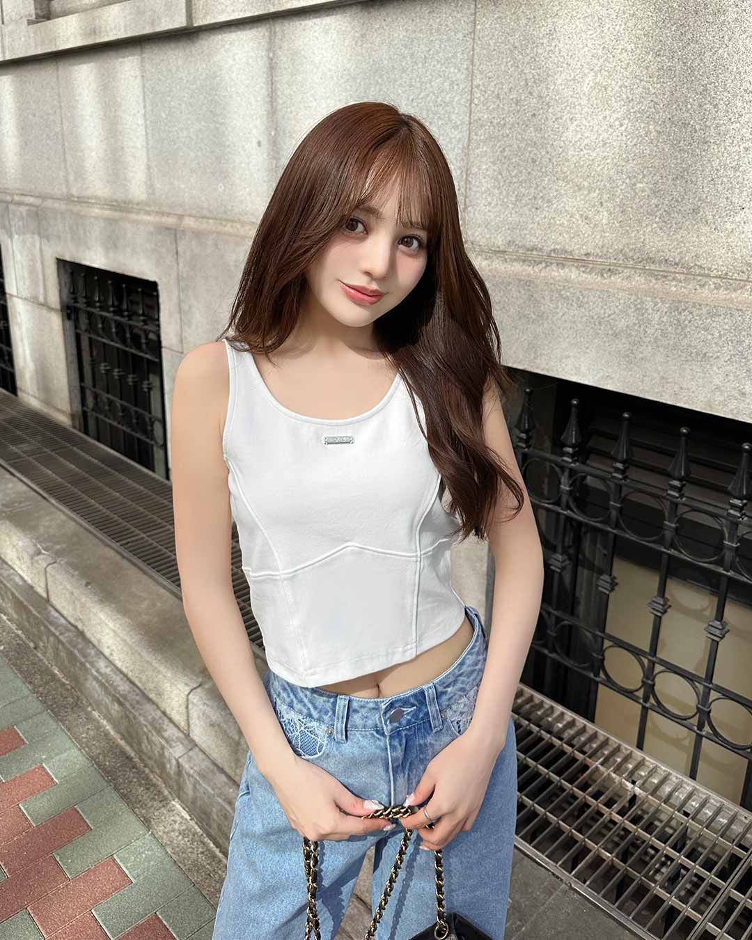 SHARE SPIRIT コルセットタンクトップ ホワイト SHARE SPIRIT コルセットタンクトップ ホワイト