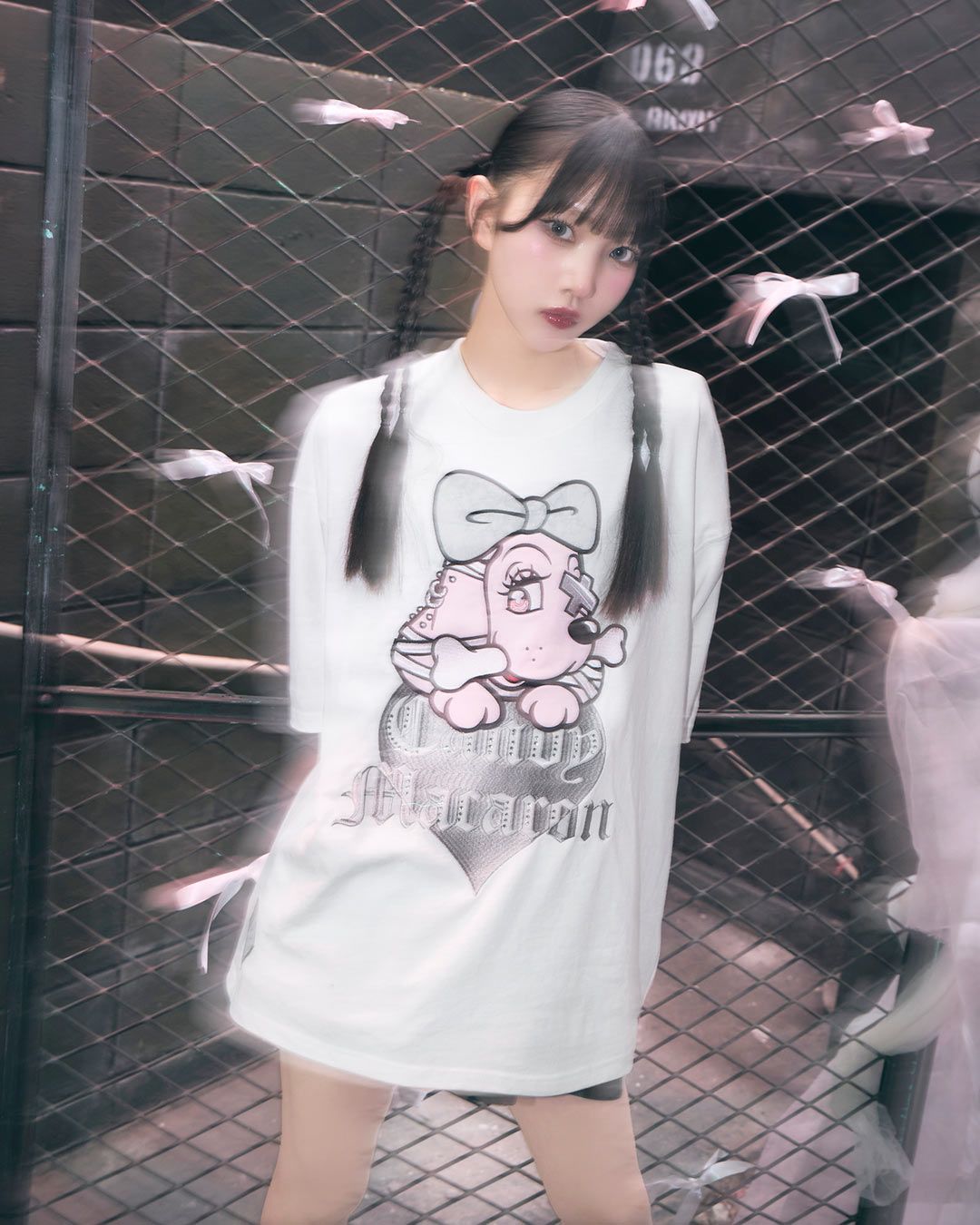 ガルフィーコラボBIGTワンピ グレー | ファッション通販＆メディア