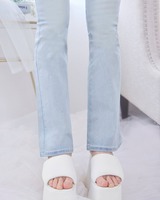 5kg美脚デニム（ビジューリボン） グレー | ファッション通販