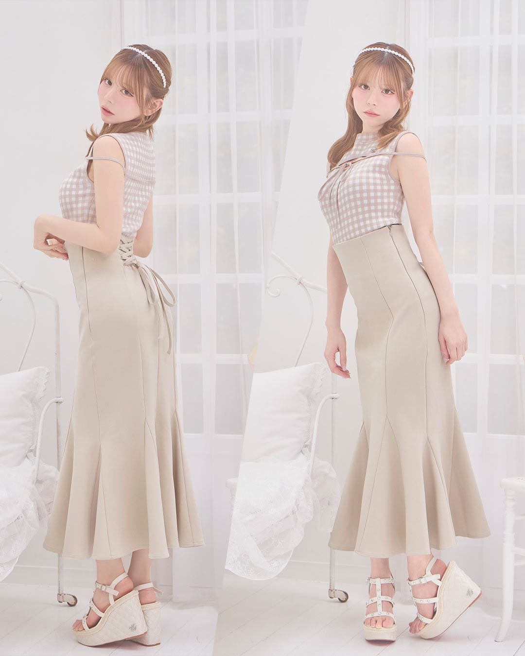 ミシェルマカロン　大人の美脚スカートS 大人の美脚スカート ブラック | ファッション通販＆メディアMyColor