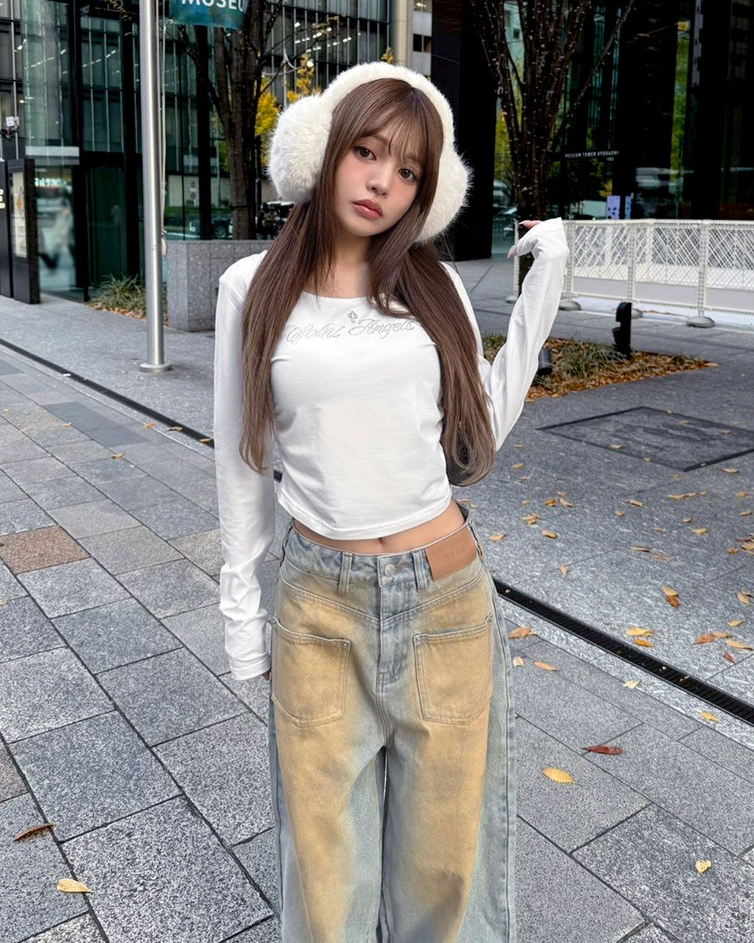 フリップデザインデニム ブルー | ファッション通販＆メディアMyColor