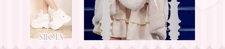 SKL0019厚底ファースニーカー