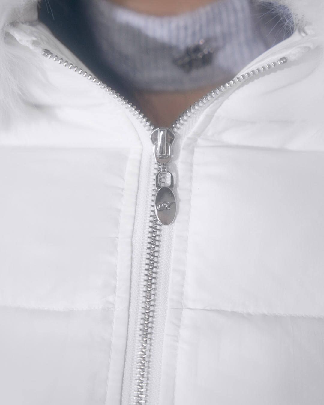 ファーフードショートダウン ホワイト | ファッション通販＆メディア