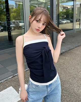 レースワイドデニムパンツ ライトブルー | ファッション通販