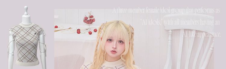 SJJ0409Cクロスラインチェックトップス