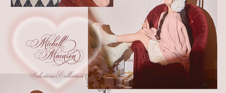 SFY0528XCハートケーブルダーリンニット