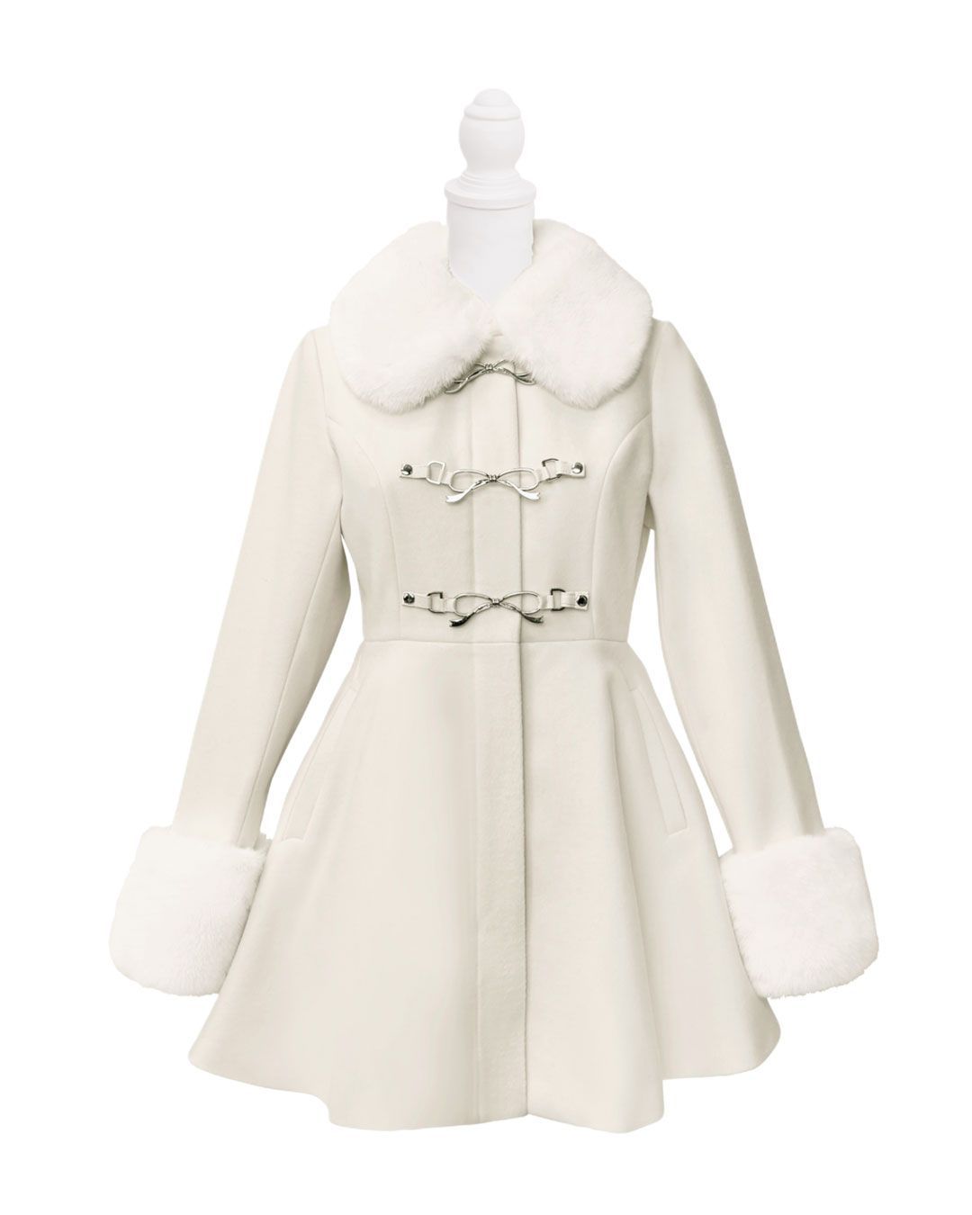 リボンビットコート ブラック | ファッション通販＆メディアMyColor