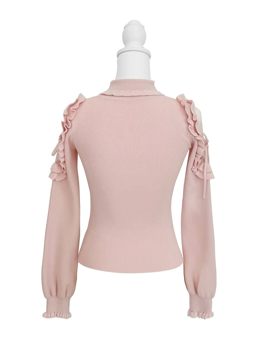 ハートカットタートルニット ホワイト | ファッション通販＆メディア