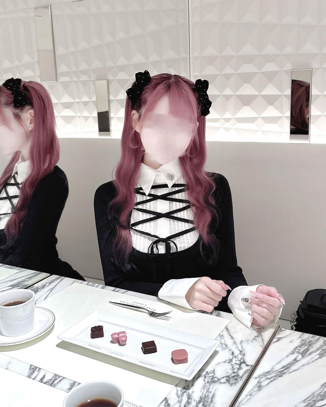 レースアップドッキングトップス グレー | ファッション通販＆メディア